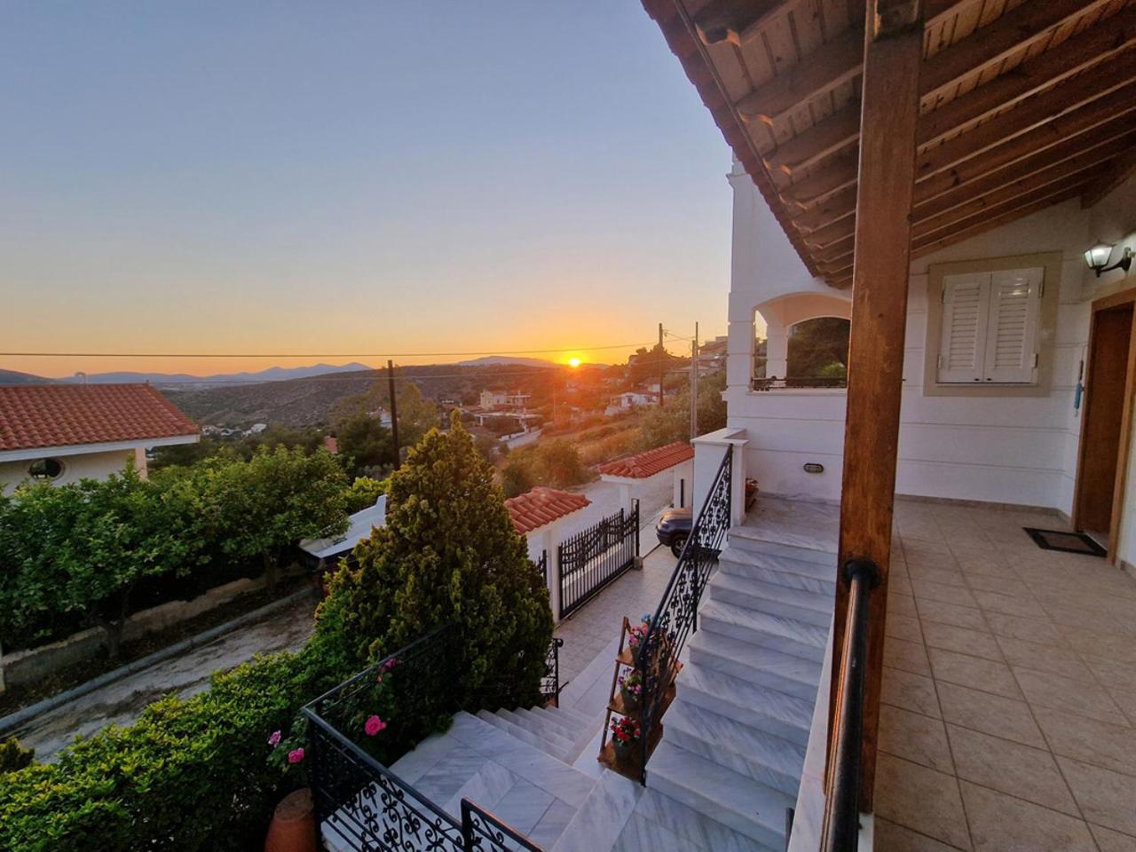 The Mirador Boutique Villa With Scenic Sea View Pórto Ráfti Exteriör bild