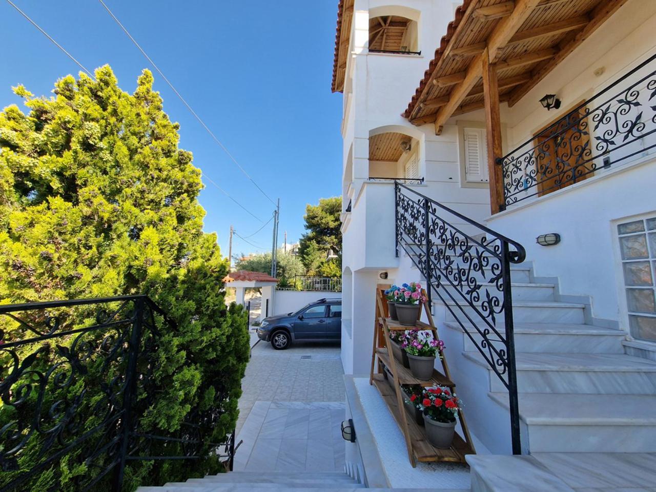 The Mirador Boutique Villa With Scenic Sea View Pórto Ráfti Exteriör bild