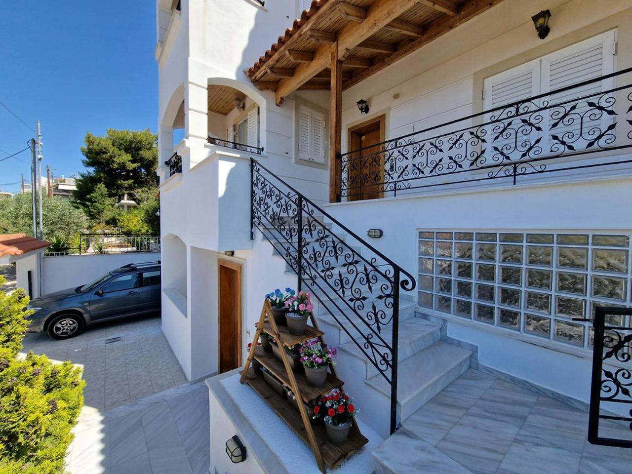 The Mirador Boutique Villa With Scenic Sea View Pórto Ráfti Exteriör bild