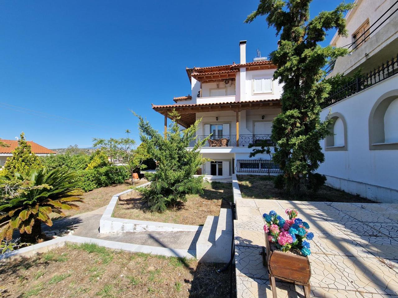 The Mirador Boutique Villa With Scenic Sea View Pórto Ráfti Exteriör bild