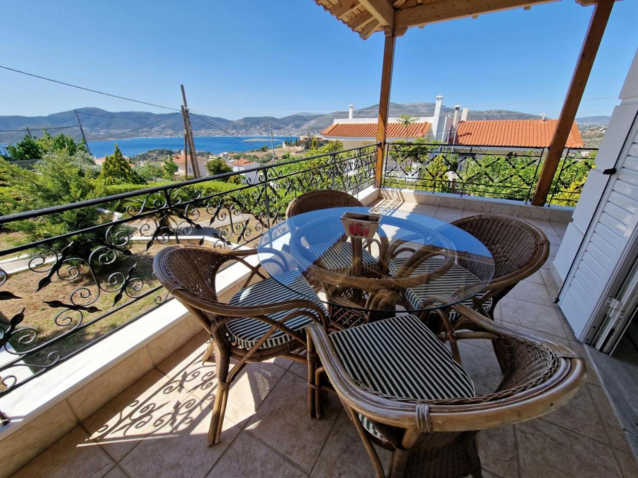 The Mirador Boutique Villa With Scenic Sea View Pórto Ráfti Exteriör bild