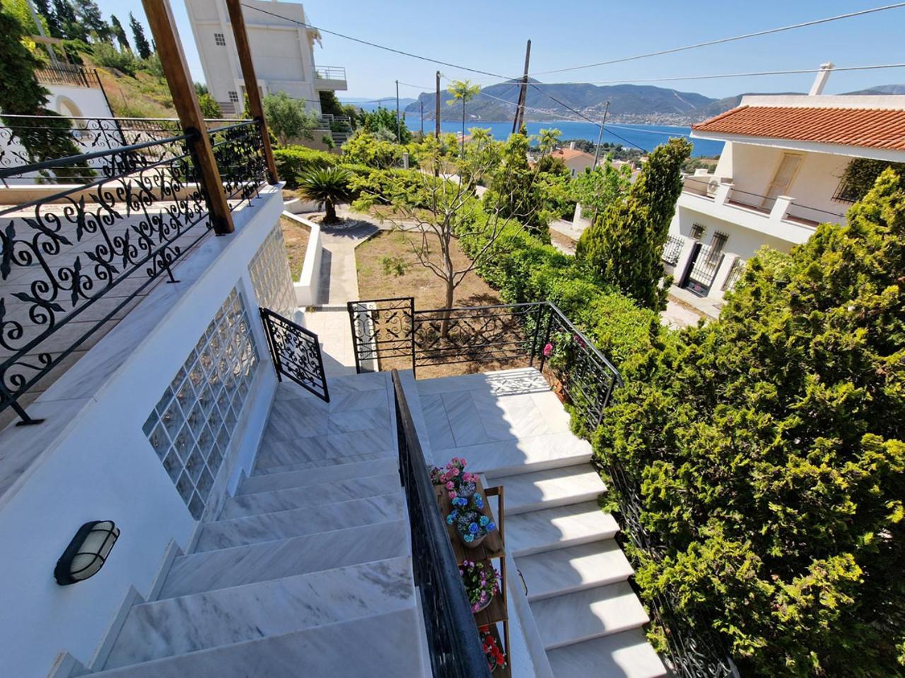 The Mirador Boutique Villa With Scenic Sea View Pórto Ráfti Exteriör bild